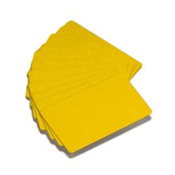 Zebra Plastikkort - Pakke med 500 - Gul