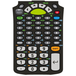 Zebra Keyboard, 53 keys, 5250 Terminal Emulation, fits for: MC9300, MC9400, MC9450 | KYPD-MC93535250-01
